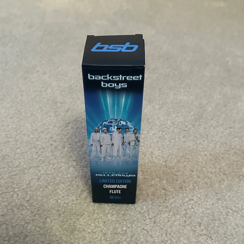 NEW Backstreet Boys Limited Edition Champagne Flute/Into The Millennium Vegas
